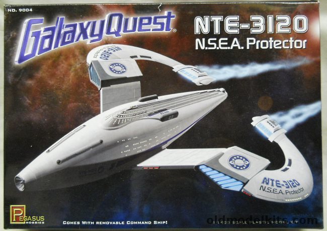 Pegasus 1/1400 GalaxyQuest NTE-3120 NSEA Protector, 9004 plastic model kit